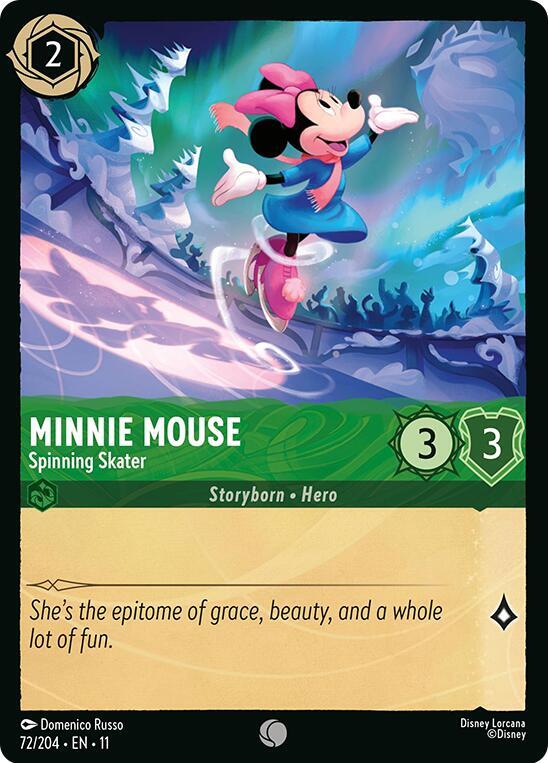 Minnie Mouse - Spinning Skater - Winterspell - Disney Lorcana