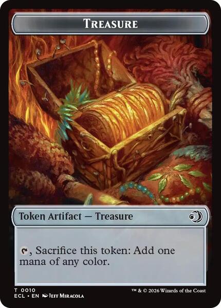 Treasure // Shapeshifter Double-Sided Token - Commander: Lorwyn