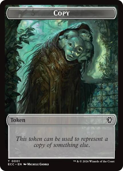 Copy // Scarecrow Double-Sided Token - Commander: Lorwyn Eclipsed