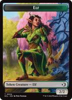 Elf // Kithkin (0007) Double-Sided Token - Lorwyn Eclipsed - Magic