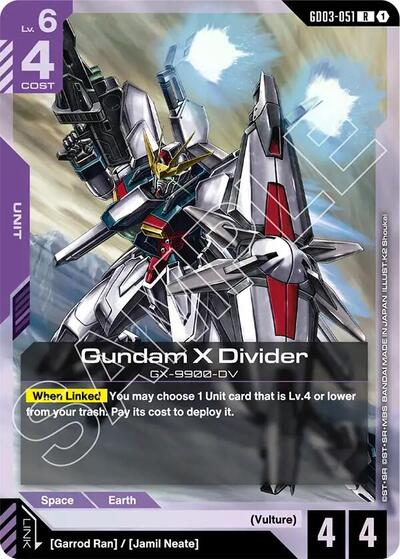 Gundam X Divider Steel Requiem card price