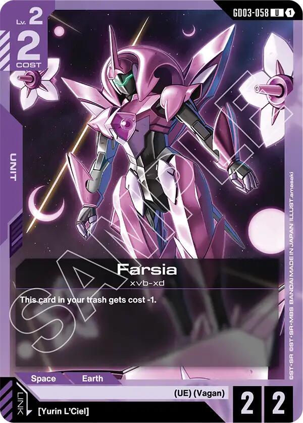 Farsia - Steel Requiem - Gundam Card Game - TCGplayer.com