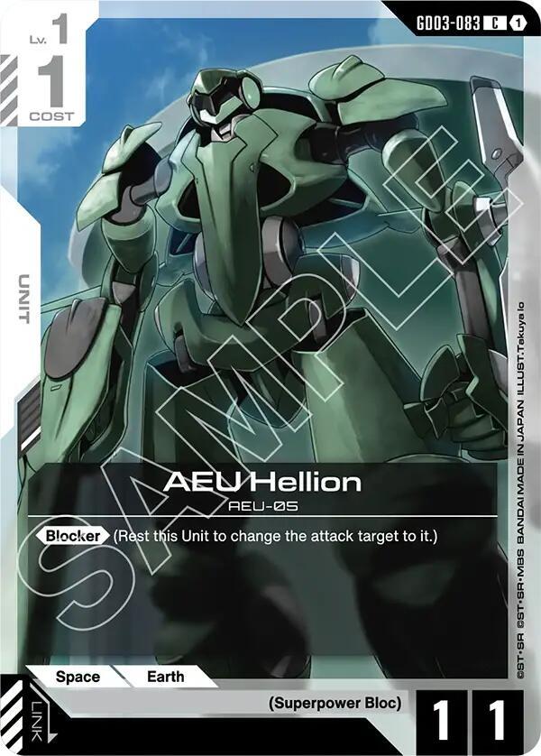 AEU Hellion - Steel Requiem - Gundam Card Game - TCGplayer.com
