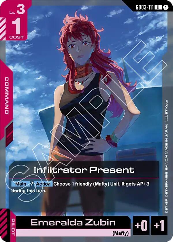 Infiltrator Present - Steel Requiem - Gundam Card Game - TCGplayer.com