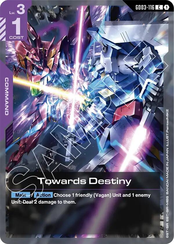 Towards Destiny - Steel Requiem - Gundam Card Game - TCGplayer.com