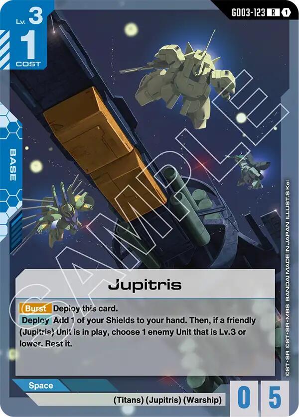Jupitris - Steel Requiem - Gundam Card Game - TCGplayer.com