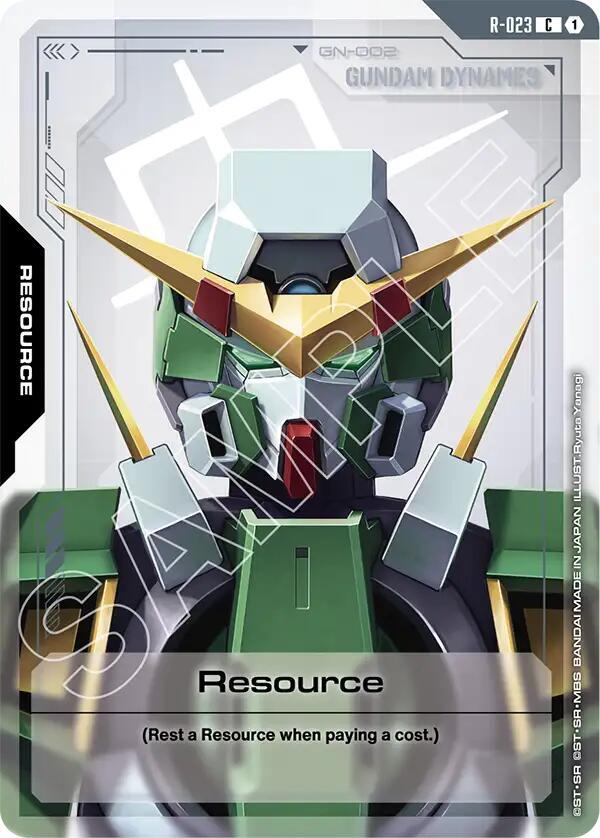 Resource (R-023) - Steel Requiem - Gundam Card Game - TCGplayer.com