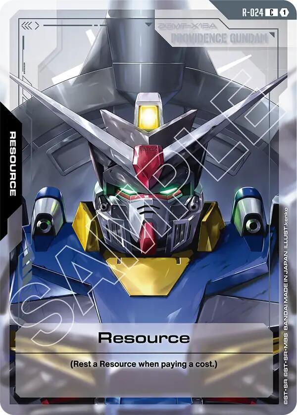 Resource (R-024) - Steel Requiem - Gundam Card Game - TCGplayer.com