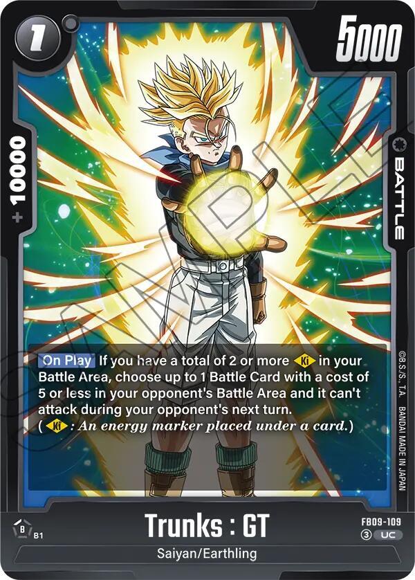Trunks : GT - FB09-109 - Dual Evolution - Dragon Ball Super