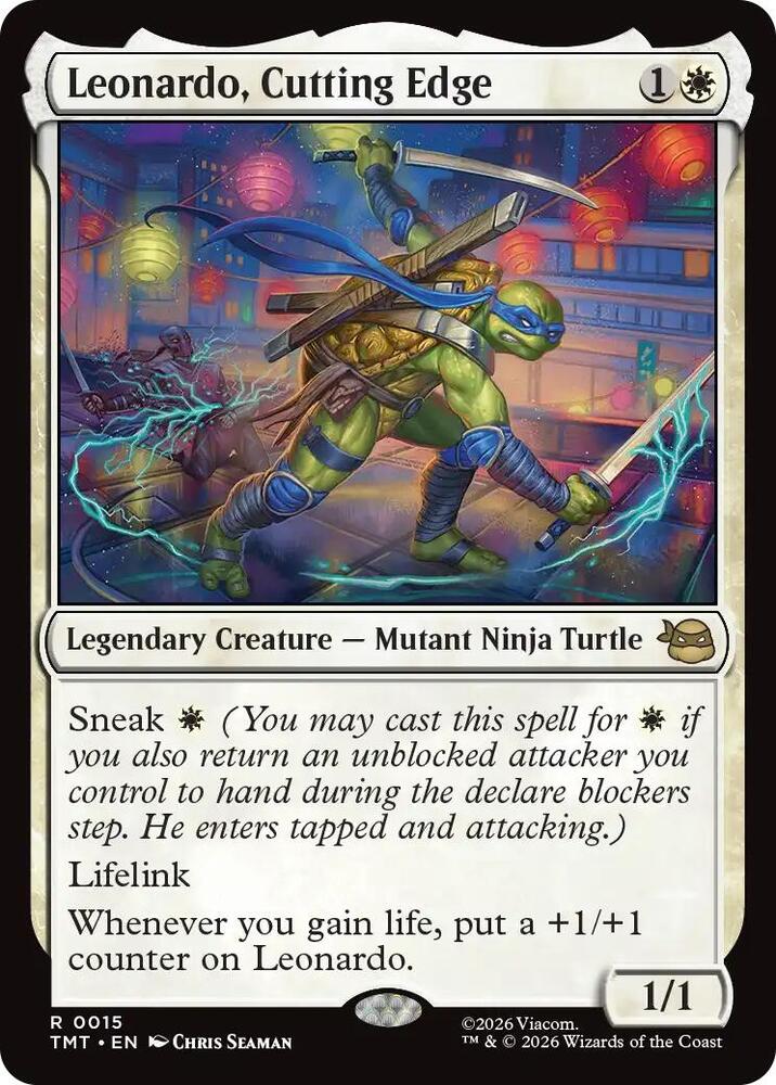 Leonardo, Cutting Edge - Teenage Mutant Ninja Turtles - Magic: The
