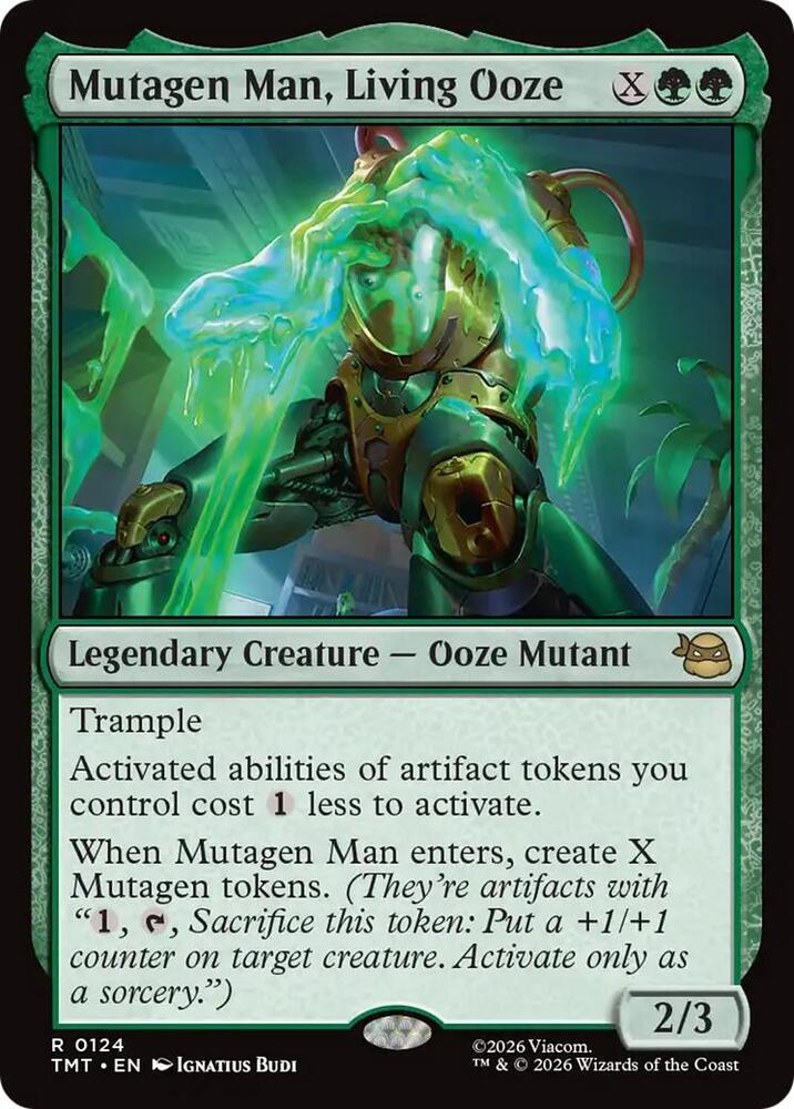 Mutagen Man, Living Ooze - Teenage Mutant Ninja Turtles - Magic
