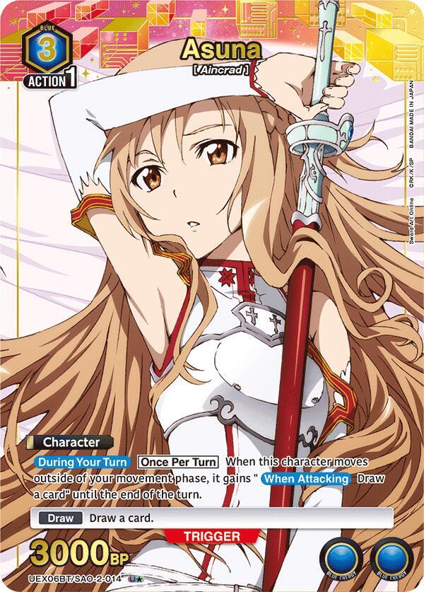 Asuna (014) (U*) - UEX06BT: Sword Art Online Vol.2 - Union Arena