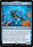 MTG TMNT ドナテロ（ガジェット・マスター）英語版 フラクチャーフォイル Donatello, Gadget Master - Teenage Mutant Ninja Turtles - Magic
