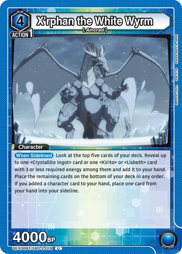 X'rphan the White Wyrm - UEX06BT: Sword Art Online Vol.2 - Union