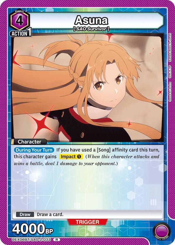Asuna (033) - UEX06BT: Sword Art Online Vol.2 - Union Arena