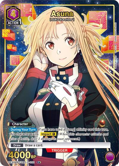 Asuna (033) (R*) card