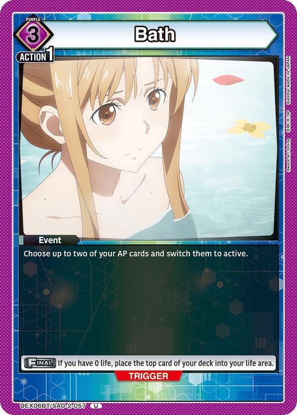 Bath - UEX06BT: Sword Art Online Vol.2 - Union Arena - TCGplayer.com