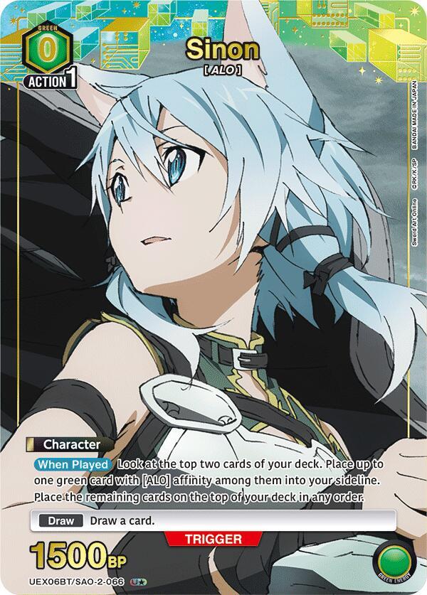 Sinon (066) (U*) - UEX06BT: Sword Art Online Vol.2 - Union Arena