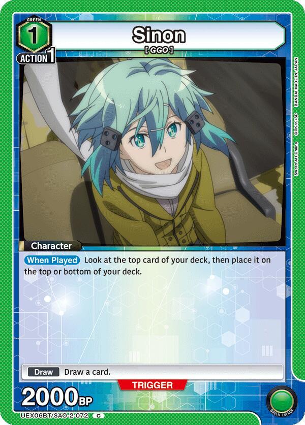 Sinon (072) - UEX06BT: Sword Art Online Vol.2 - Union Arena