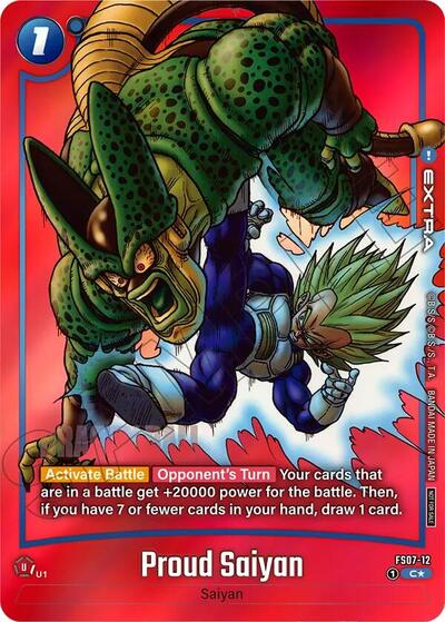 Proud Saiyan (Limited Pack MANGA Version 02) card