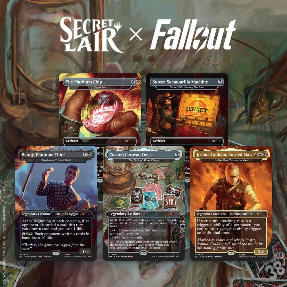 Secret Lair Drop: Secret Lair x Fallout: Welcome to New Vegas