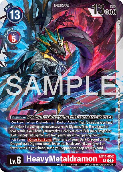 HeavyMetaldramon - Dawn of Liberator - Digimon Card Game