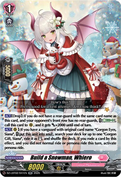 Build a Snowman, Whiero - DZ-LBT02: Lyrical Monasterio Season of
