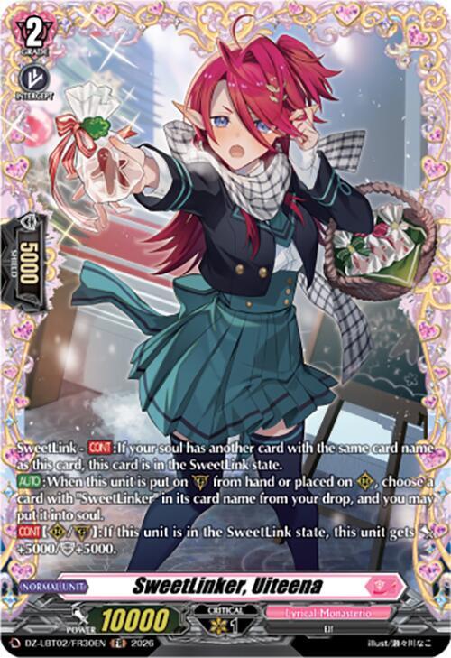 ヴァンガード/LBT02/LSR/SweetLinker フラティ SweetLinker, Uiteena (FR) - DZ-LBT02: Lyrical Monasterio Season of