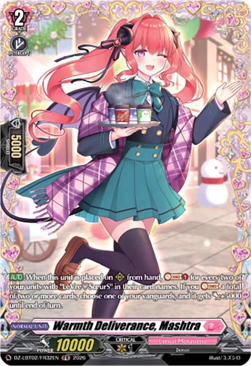 Warmth Deliverance Mashtra FR Price & Card Details — DZ-LBT02