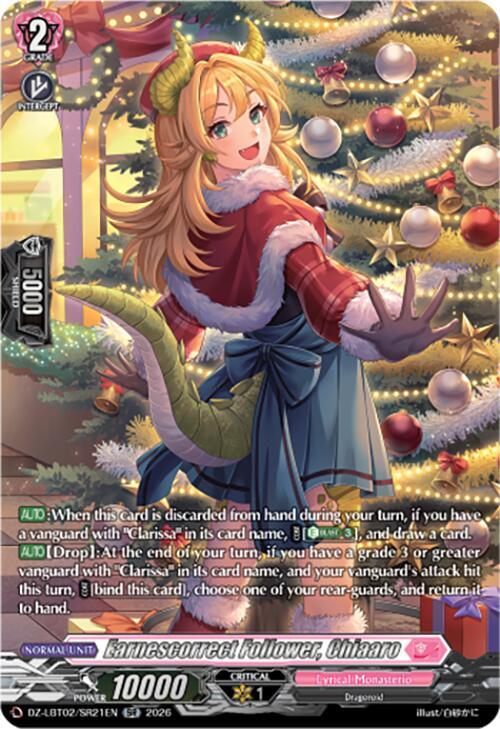 Earnescorrect Follower, Chiaaro (SR) - DZ-LBT02: Lyrical