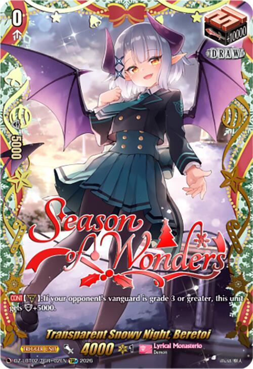 Transparent Snowy Night, Beretoi (TGR+) - DZ-LBT02: Lyrical