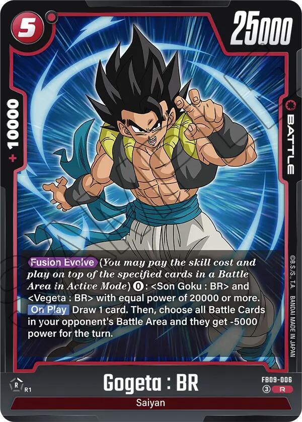 Gogeta : BR - FB09-006 - Dual Evolution - Dragon Ball Super