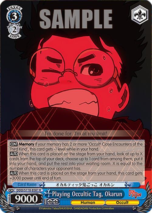 Playing Occultic Tag, Okarun - DANDADAN - Weiss Schwarz