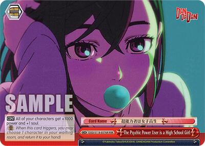 The Psychic Power User is a High School Girl (RRR)