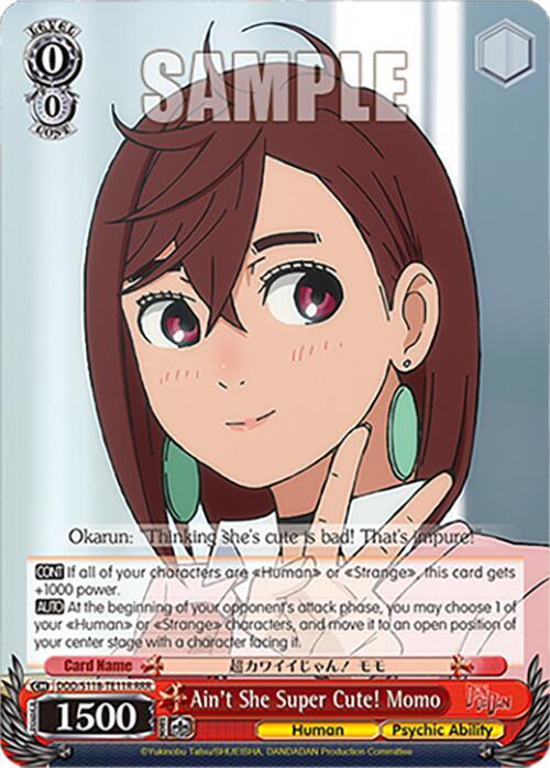 MOMO♡ Ain't She Super Cute! Momo (RRR) - DANDADAN - Weiss Schwarz