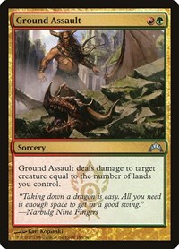 Ground Assault - Gatecrash - Magic: The Gathering card