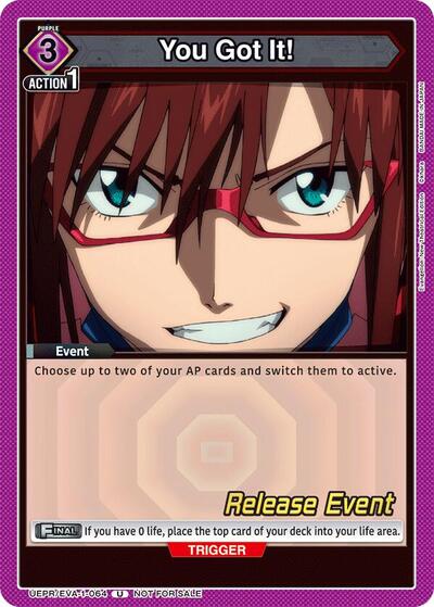 You Got It! card