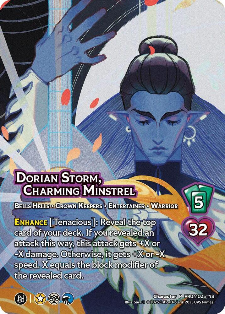 Dorian Storm, Charming Minstrel - UniVersus Promos - UniVersus