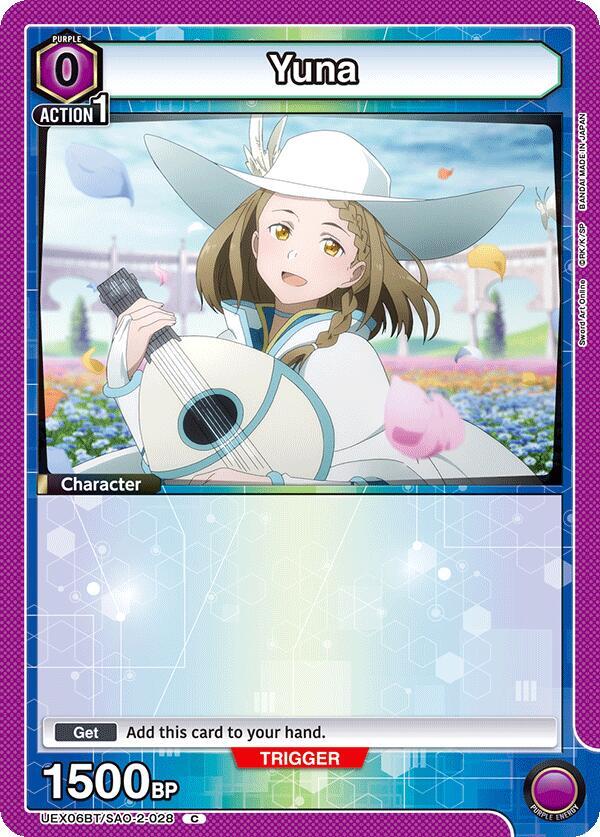 Yuna (028) (Box Topper Foil) - UEX06BT: Sword Art Online Vol.2