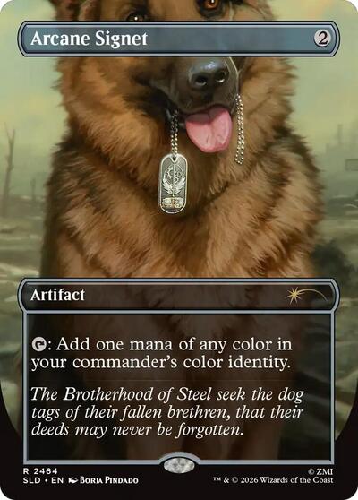 Arcane Signet (Secret Lair) from SLD #2464, Magic: The Gathering card