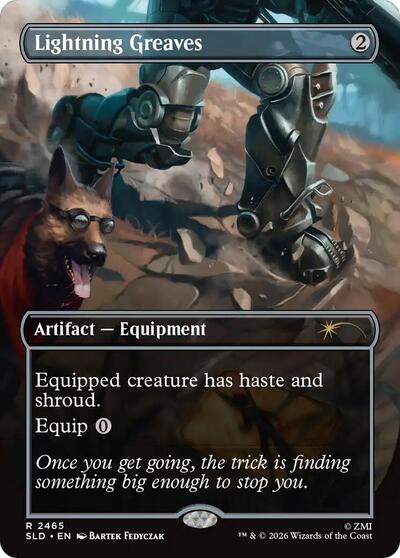 Lightning Greaves (Secret Lair) SLD 2465 Magic card
