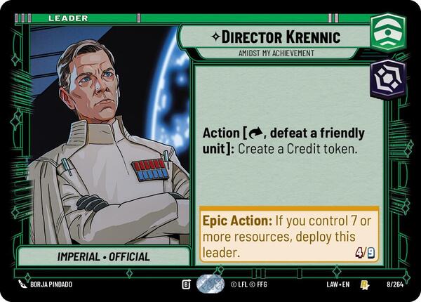 Director Krennic - Amidst My Achievement - A Lawless Time - Star