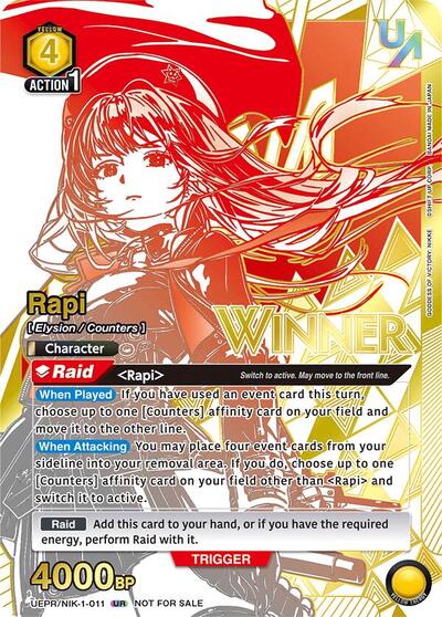 Rapi (011) (Winner) card