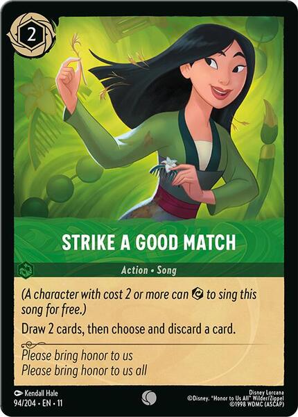 Strike a Good Match - Winterspell - Disney Lorcana - TCGplayer.com
