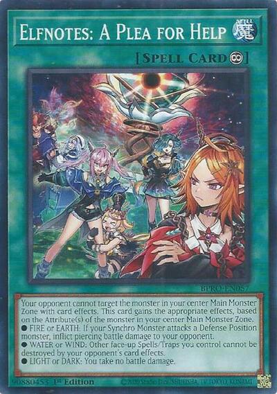 Elfnotes A Plea for Help