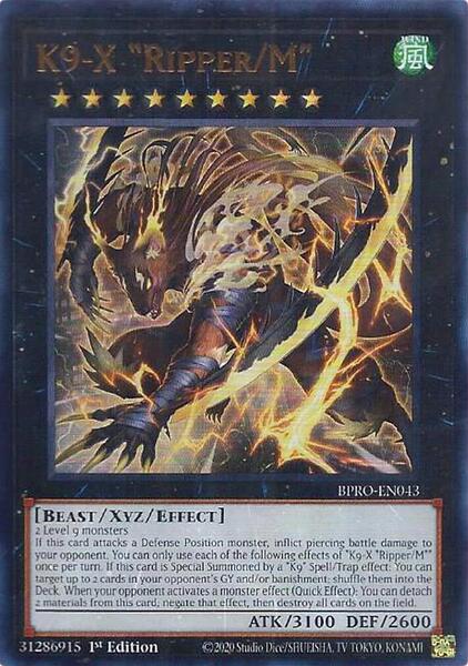 K9-X "Ripper/M" - Burst Protocol - yugioh