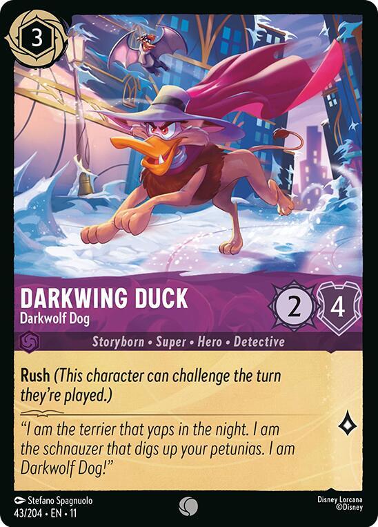 Darkwing Duck - Darkwolf Dog - Winterspell - Disney Lorcana