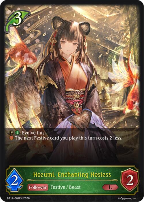 Hozumi, Enchanting Hostess