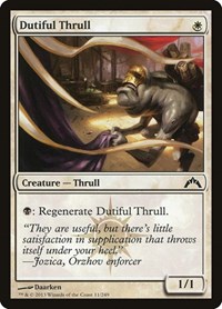 Dutiful Thrull - Gatecrash - Magic: The Gathering card