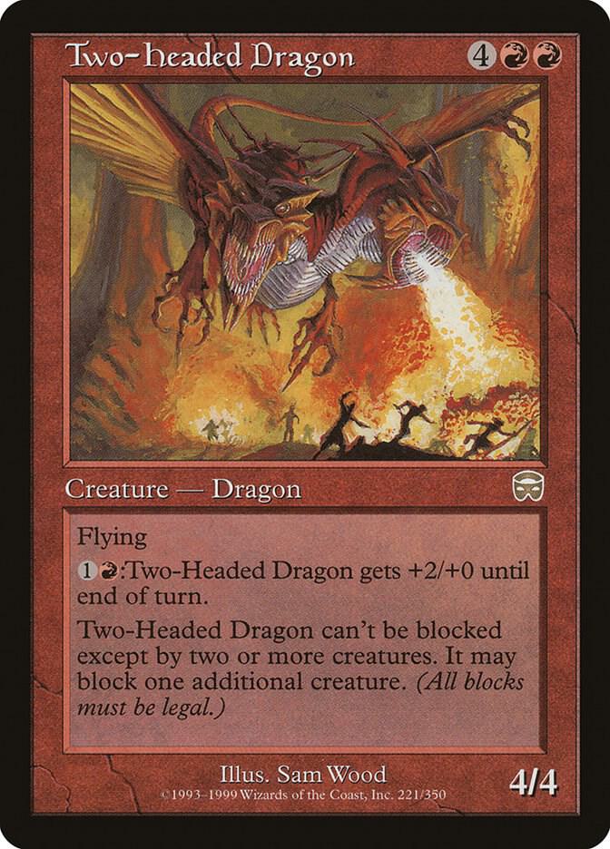 Two-Headed Dragon - Mercadian Masques - Magic: The Gathering